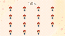 Red Cap Boy Character Sprite Sheet with 7 Animatio Screenshot 1